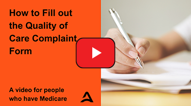 How to Fill out the Quality of Care Complaint Form - YouTube Video