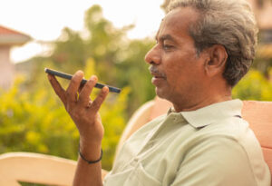 Man talking on the phone