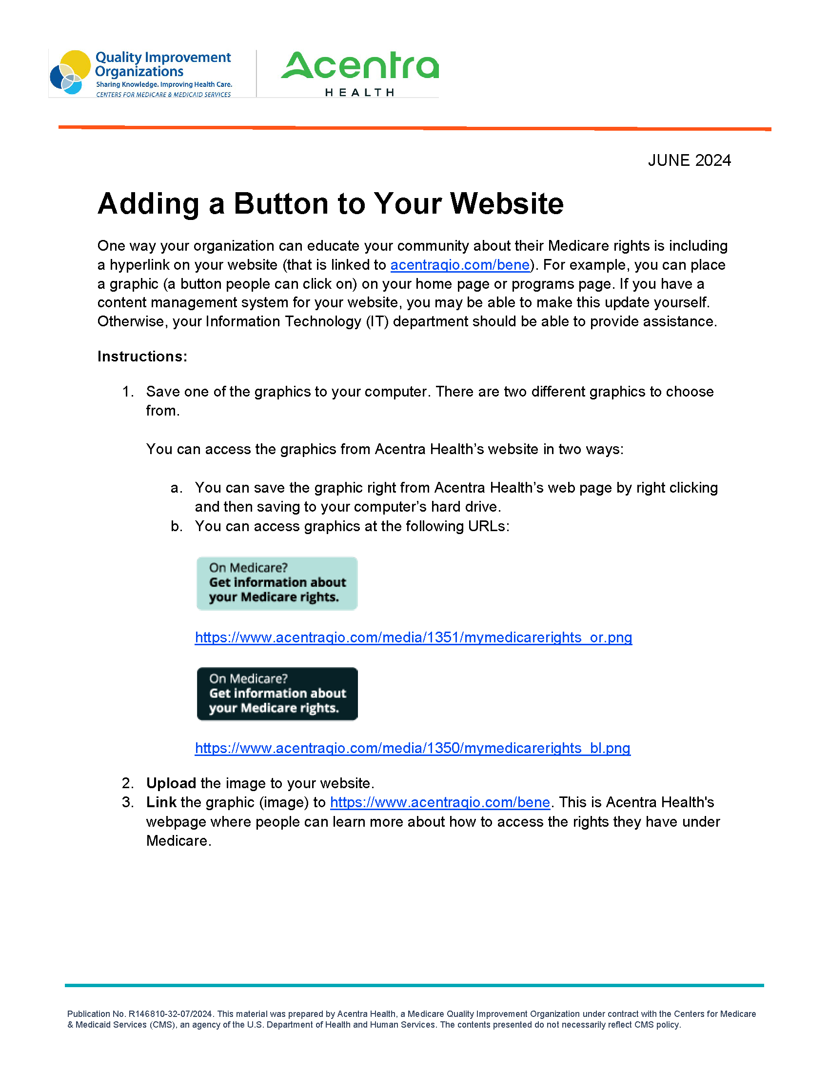 Adding a Button to Your Website