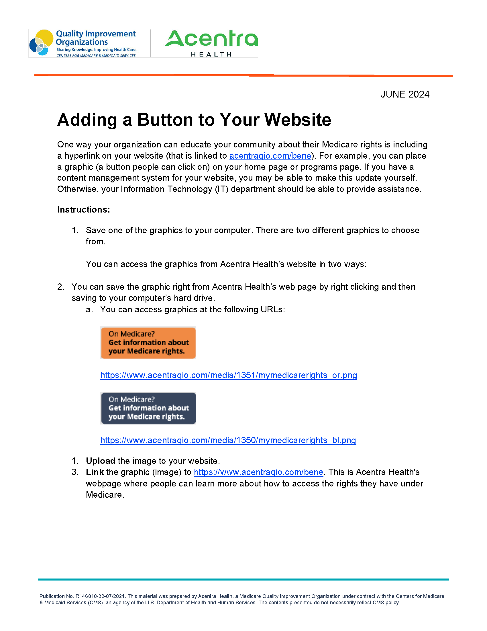 Adding a Button to Your Website