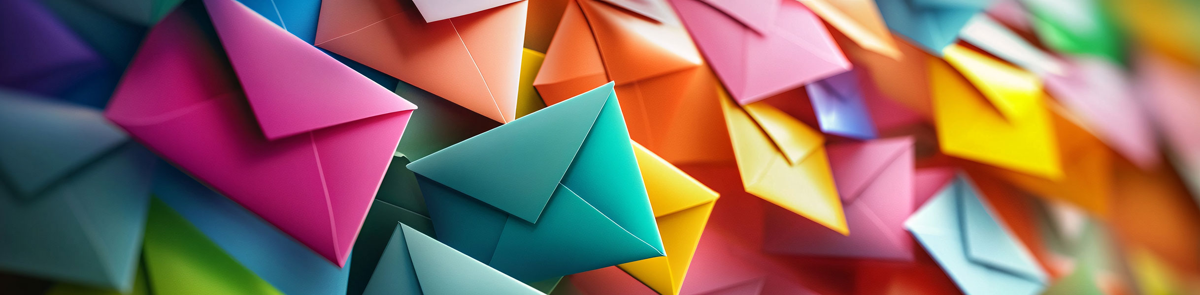 colorful envelopes